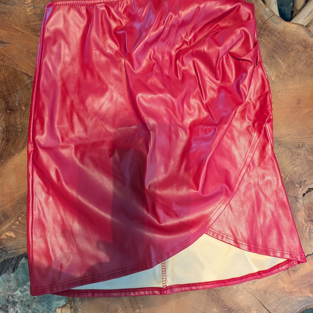 Red Mini Skirt